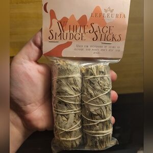 White sage smudge sticks Brand New 2pcs.